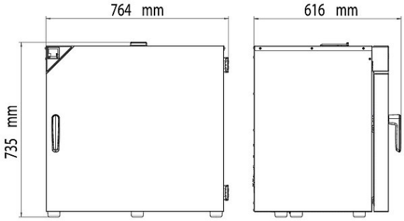 Термостат 118 л, до +70 °С, естественная вентиляция, RI 115, Binder