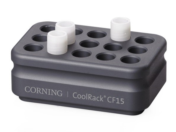 Штатив CoolRack CF15, для 15 криопробирок, 10,2×6,4×3,8 см, Corning (BioCision)