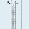 Цилиндр мерный DURAN Group 100 мл, NS24/29, с пробкой, стекло