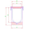 Сосуд Дьюара с ручкой для переноски KGW-Isotherm 26BE объем 1 л