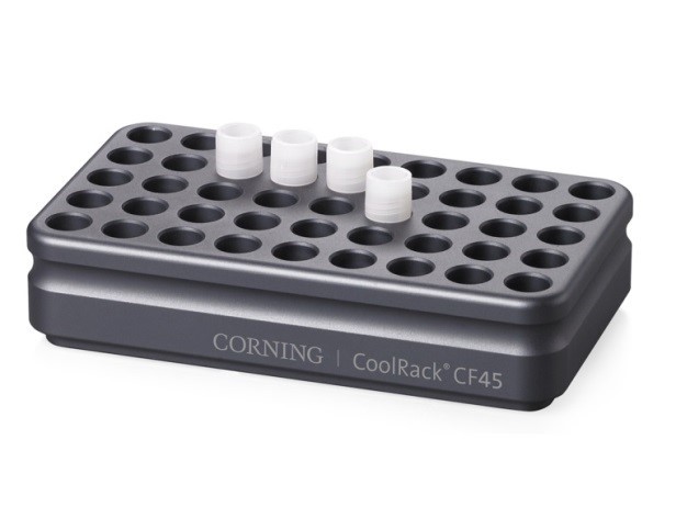 Штатив CoolRack CF45, для 45 криопробирок или виал, 17.3×9.7×3.8 см, Corning (BioCision)