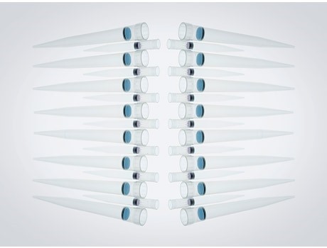 Наконечники до 200 мкл (от 2 мкл), стерильные, апирогенные, с двойным фильтром, длина 55 мм, бесцетные, PCR clean, 10 кассет х 96 шт., Eppendorf
