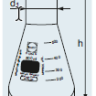 Колба Эрленмейера 250 мл, стекло, до 500°C, широкое горло, 10 шт/уп, DWK Life Sciences (Duran, Wheaton, Kimble)