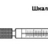 Шприц нейронный 100 мкл, тип иглы 33/20/3, Neuros 1710 RN, Hamilton