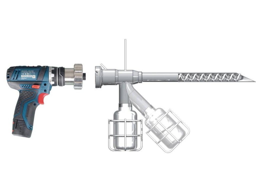 Пробоотборник Bürkle PowderProof для гранул диаметром 2-4 мм, длина 120 см