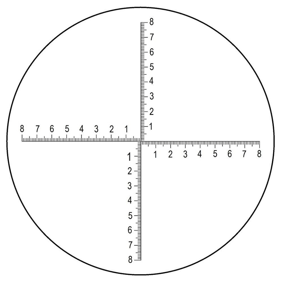 Окуляр для микроскопа 10x/18 со шкалой (D 23.2 мм)