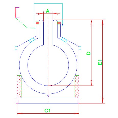 Сосуд Дьюара сферический KGW-Isotherm 22AL объем 3 л