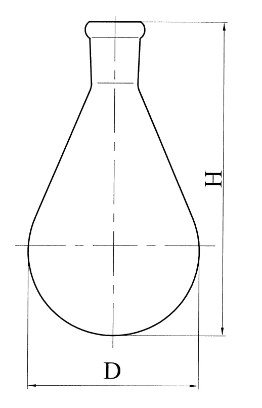Колба грушевидная 50-24/29 ГФ 7.380.233-14