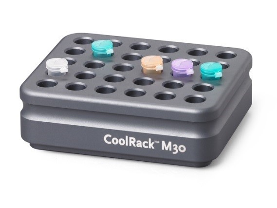 Штатив CoolRack M30, для пробирок объёмом 1,5/2 мл, 30 мест, серый, Corning (BioCision)