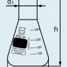 Колба Эрленмейера DURAN Group 200 мл, культуральная, без крышки, стекло