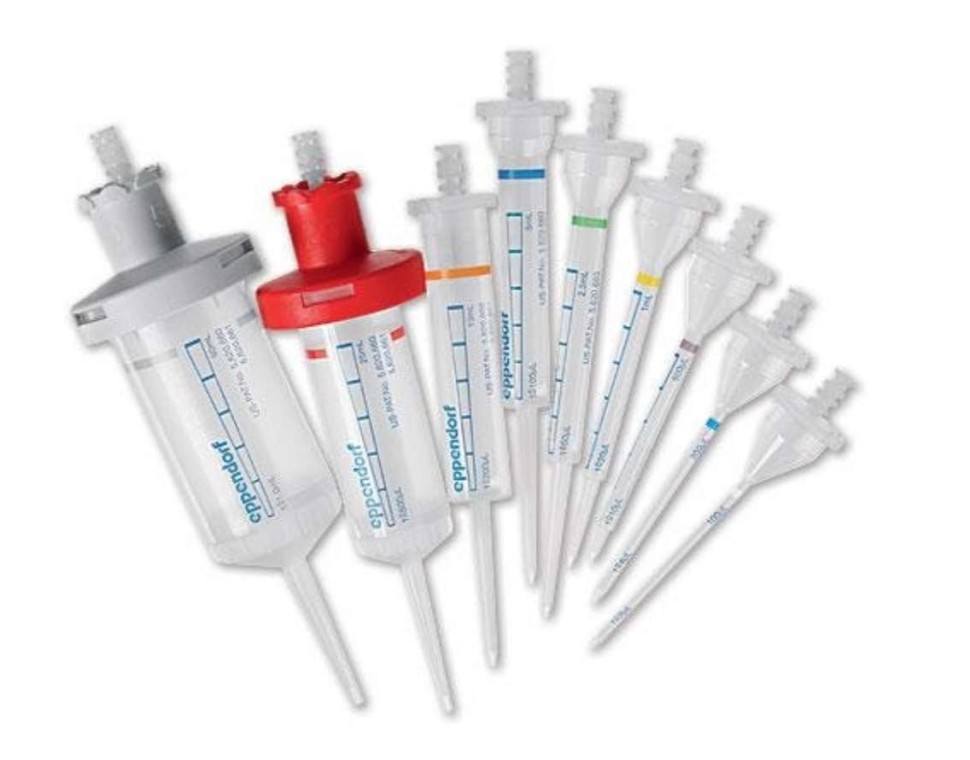 Наконечники для степпера 0,2 мл, голубой, Combitips advanced, PCR clean, Eppendorf