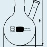 Колба DURAN Group 250 мл, круглодонная, двухгорлая, NS29/32, стекло