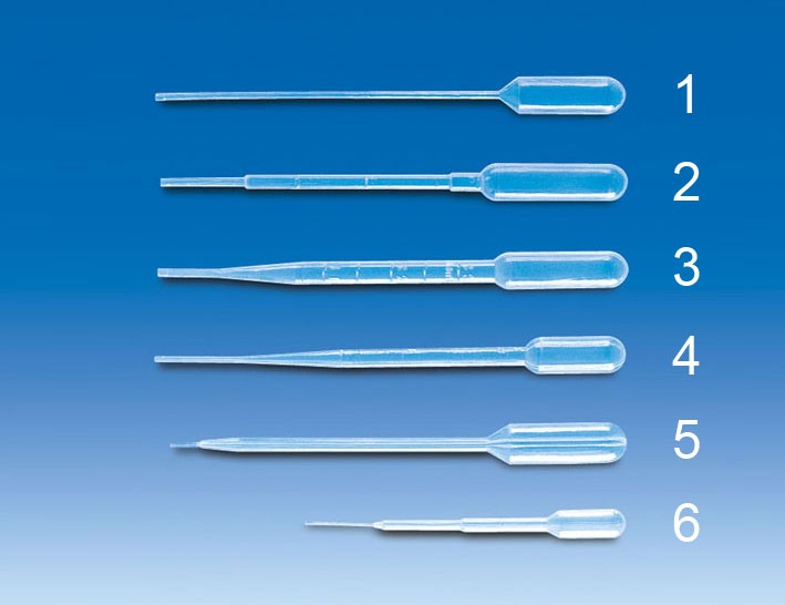 Пипетки Пастера VITLAB, объем 3,5 мл, количество капель 21-28 мл, PE-LD