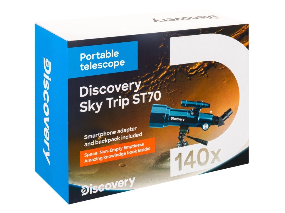 Телескоп Discovery Sky Trip ST70 с книгой