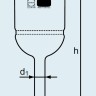 Воронка фильтрующая DURAN Group 4000 мл, диаметр 175 мм, длина 425 мм, пористость 2, стекло